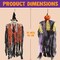 JOYIN 3 Pack 35" Hanging Ghost Halloween Decorations,Grim Reapers Hanging Witch for Halloween Outdoor Decorations(One Grim Reaper,One Hanging Witch,and One Hanging Reapers)